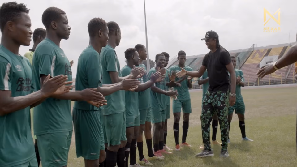 Still from the Football Dreamz 2021 promotional film