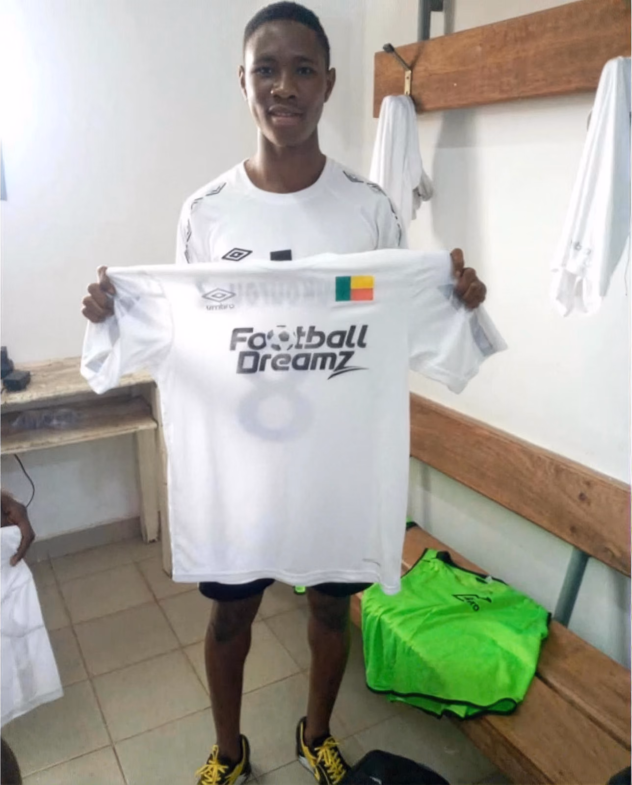 Photograph: Toukourou now represents Coton FC in Benin