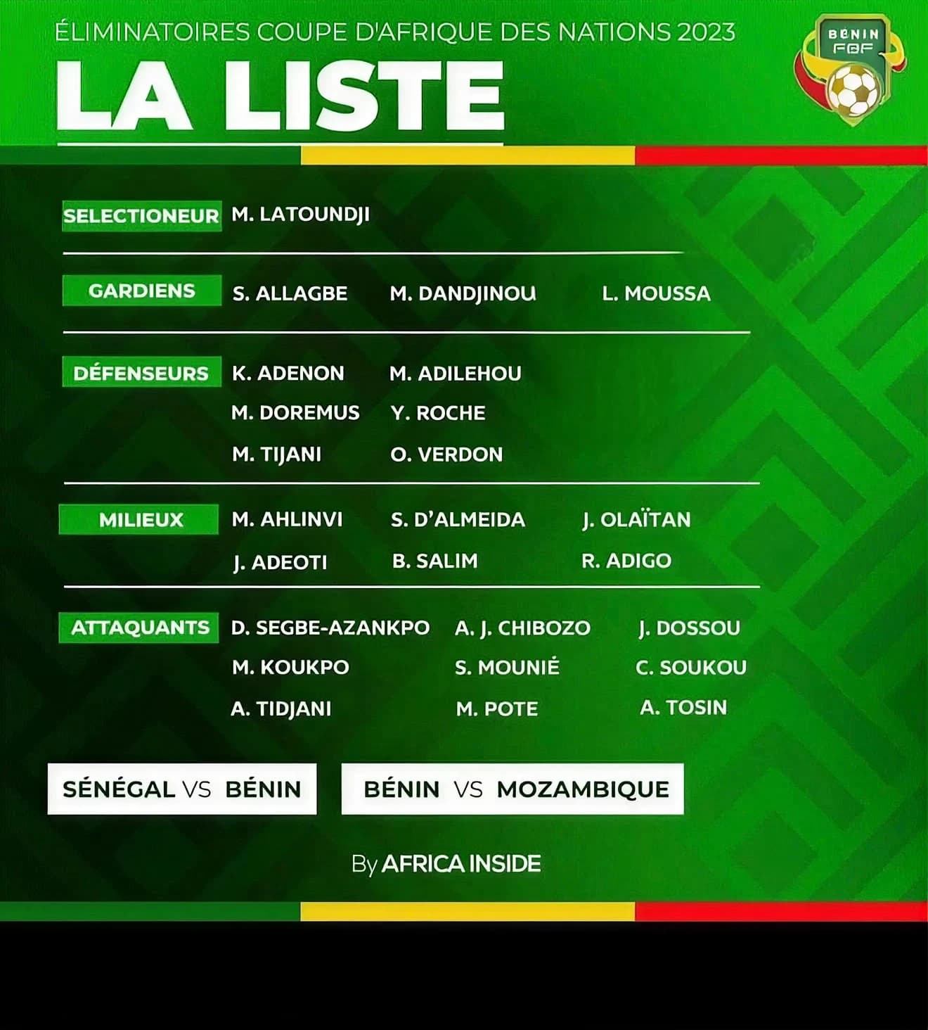 Photograph 2 of 3: Two days until Loukmane Moussa faces Senegal