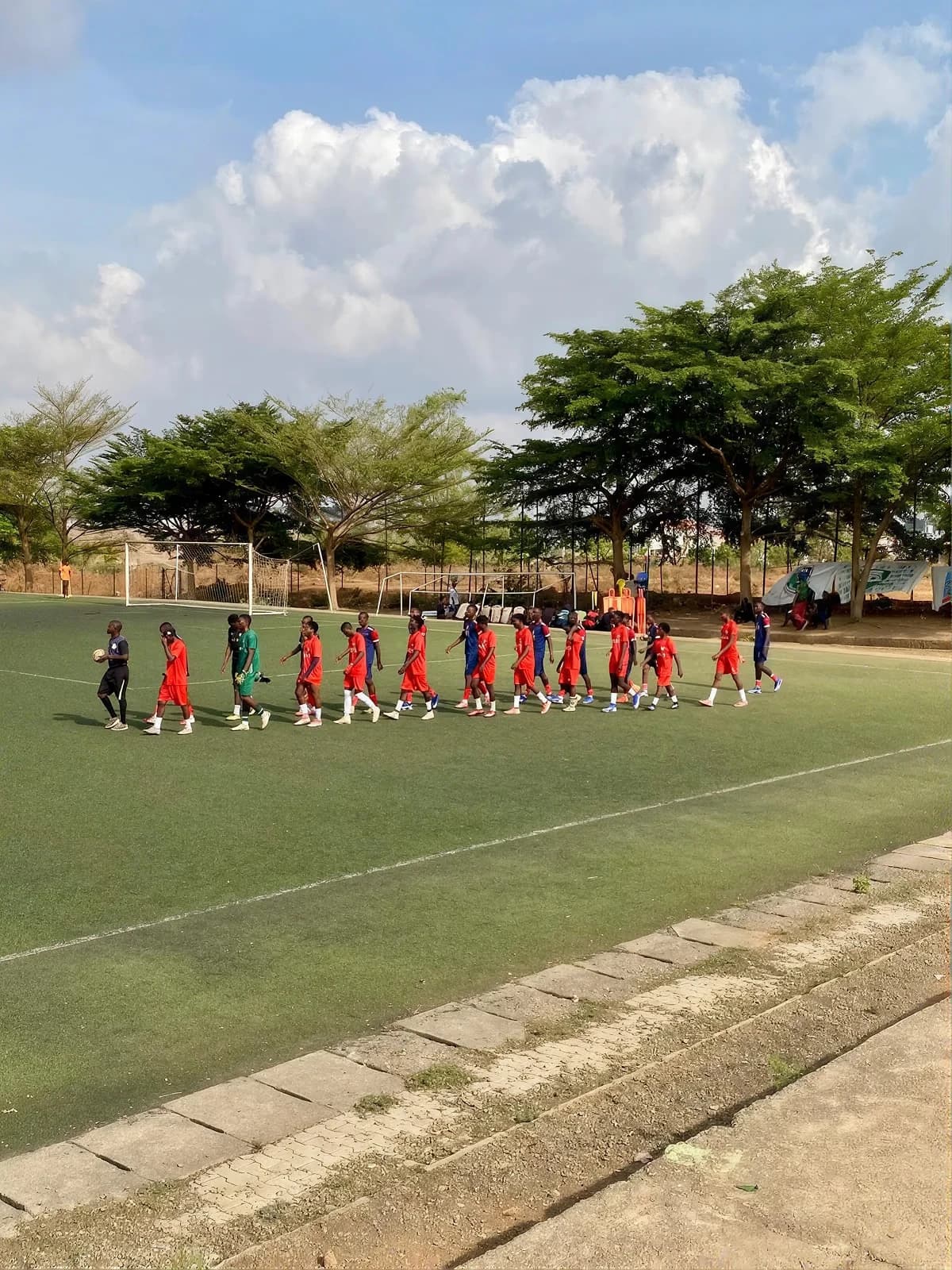 Photograph 2 of 2: Scouting programme and matches in Abuja