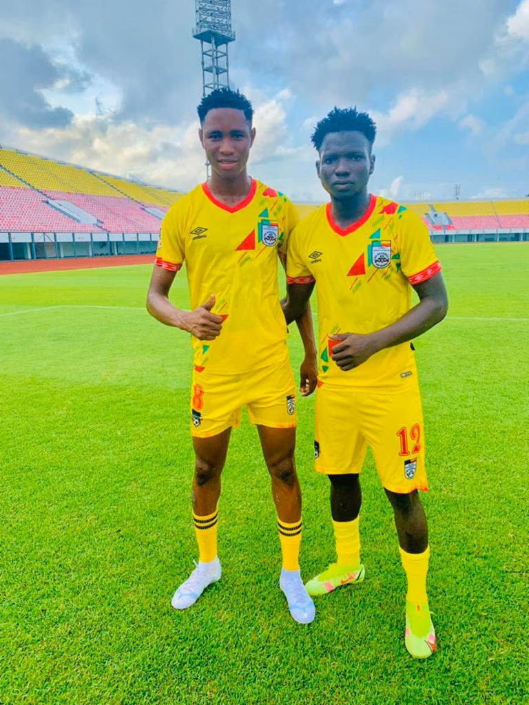 Photograph: Two Football Dreamz players called up by Benin under twenty