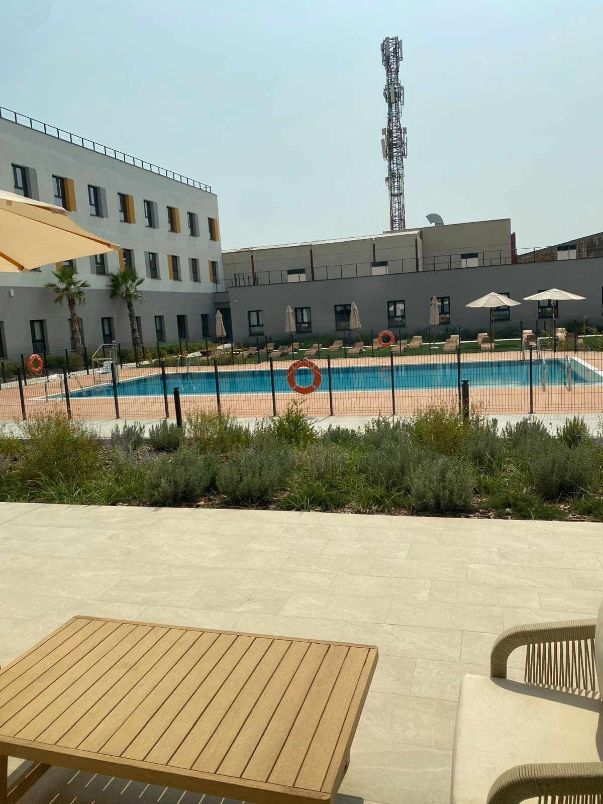 Photograph 2 of 4: Checking accommodation for our players in Spain