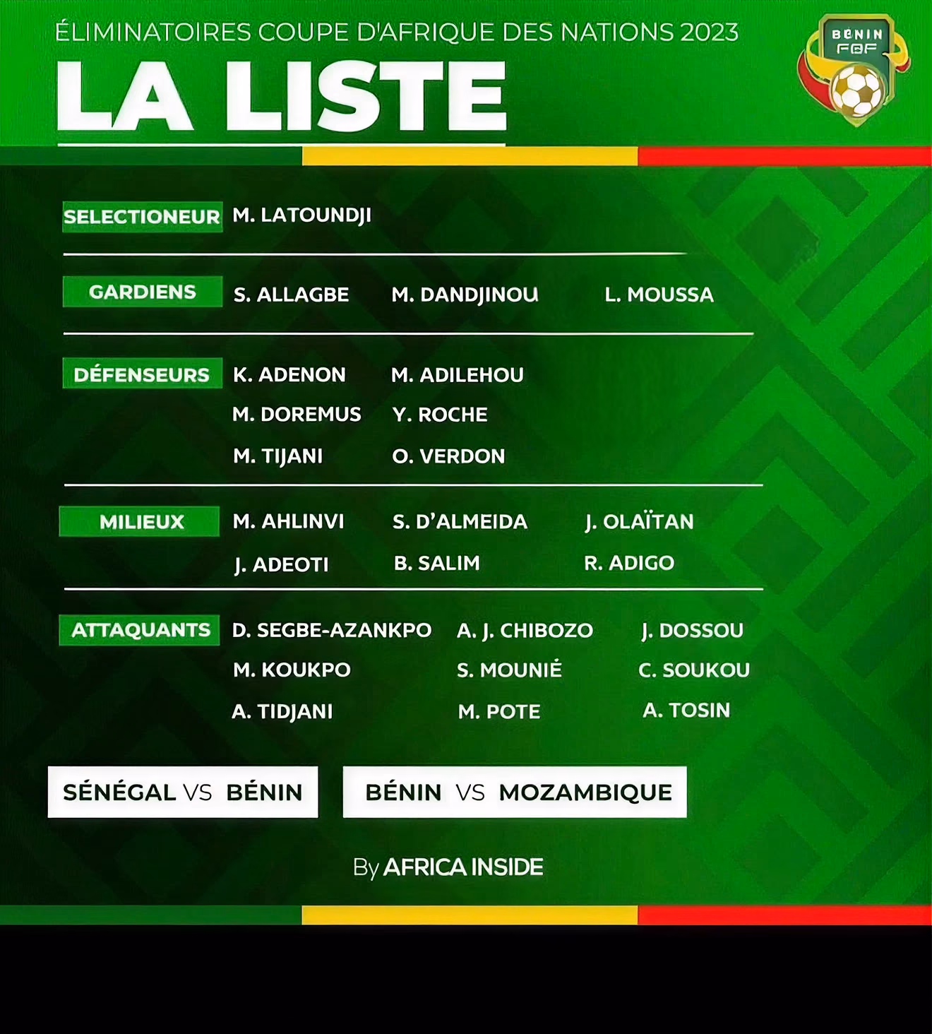 Photograph 2 of 3: Two days until Loukmane Moussa faces Senegal
