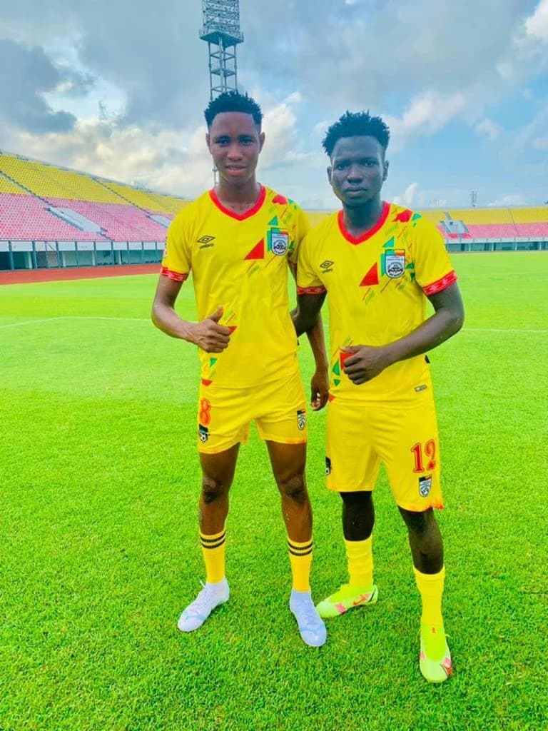 Photograph: Two Football Dreamz players called up by Benin under twenty