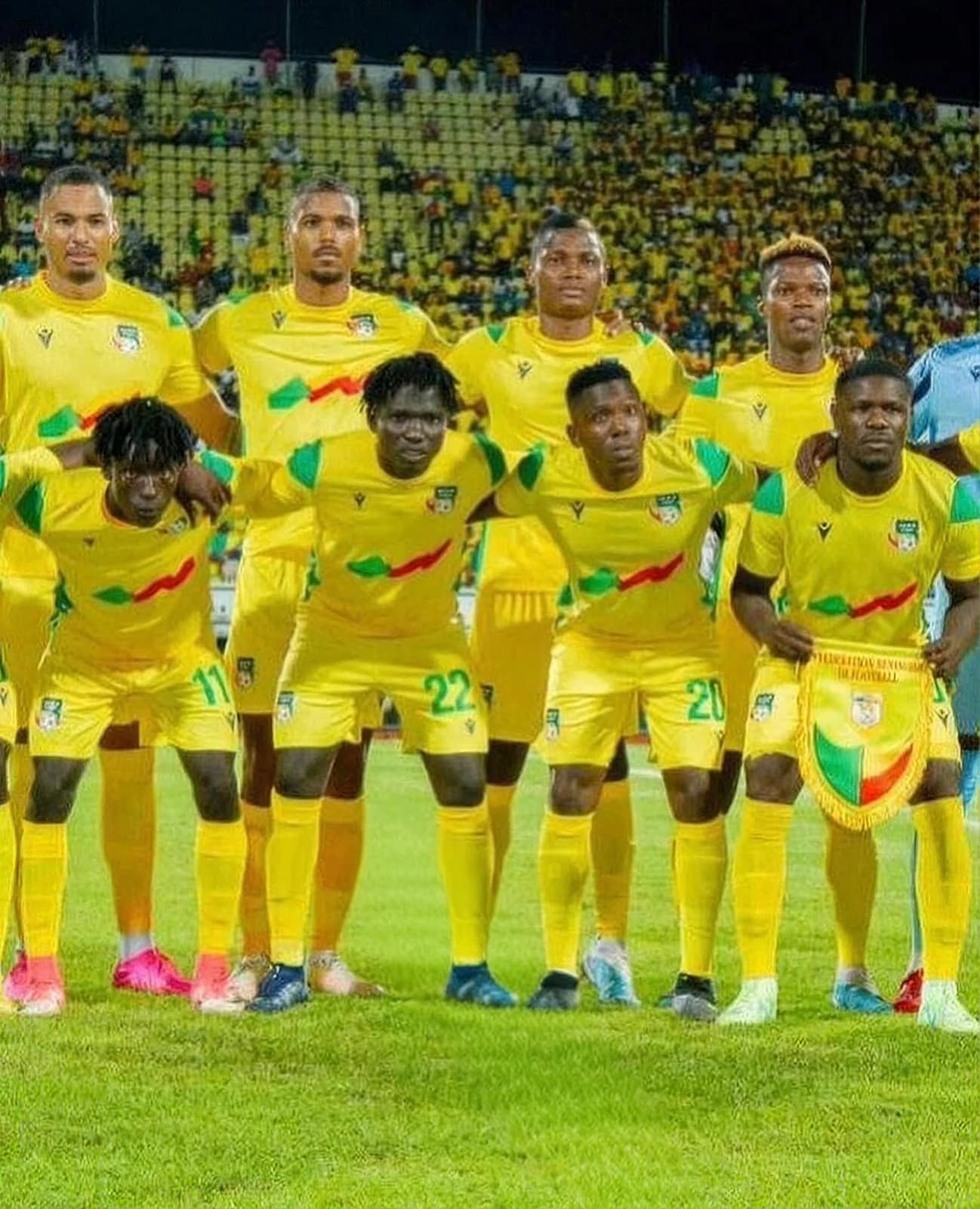 Photograph: Sankamao starts for Benin against Senegal